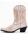 Image #3 - Ariat Women's Goldie White Western Boots - Snip Toe, White, hi-res