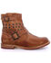 Image #2 - Bed Stu Women's Whacky II Dip Dye Booties - Round Toe, Tan, hi-res