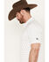 Hooey Men's Hot-Shot Mini Logo Print Polo, White, hi-res