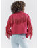 Image #6 - Wrangler® X Barbie™ Women's Fringe Wrancher Jacket , Pink, hi-res