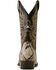 Image #3 - Ariat Men's Slick Exotic Python Western Boots - Medium Toe , Brown, hi-res