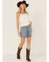 Image #3 - Idyllwind Women's Ivywood Medium Wash Super Stretch Denim Mini Skirt, Medium Wash, hi-res