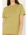 Image #3 - Carhartt Women's Loose Fit Heavyweight Short Sleeve Pocket T-Shirt, Olive, hi-res