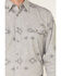 Image #3 - Tin Haul Men's Gray Southwestern Textured Print Long Sleeve Snap Western Shirt, Grey, hi-res