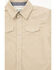 Image #2 - Cody James Toddler Boys' Grill and Greet Medallion Print Short Sleeve Snap Western Shirt, Tan, hi-res