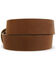 Image #2 - Justin Men's Basic Leather Work Belt, Bark, hi-res