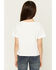 Image #4 - Buttercup Girls' Americana Embellished Boots Short Sleeve Graphic Tee, White, hi-res