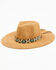Image #1 - Nikki Beach Women's Straw Rancher Hat, Brown, hi-res