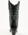 Image #5 - Dan Post Women's Exotic Snake Western Boots - Snip Toe, Black, hi-res
