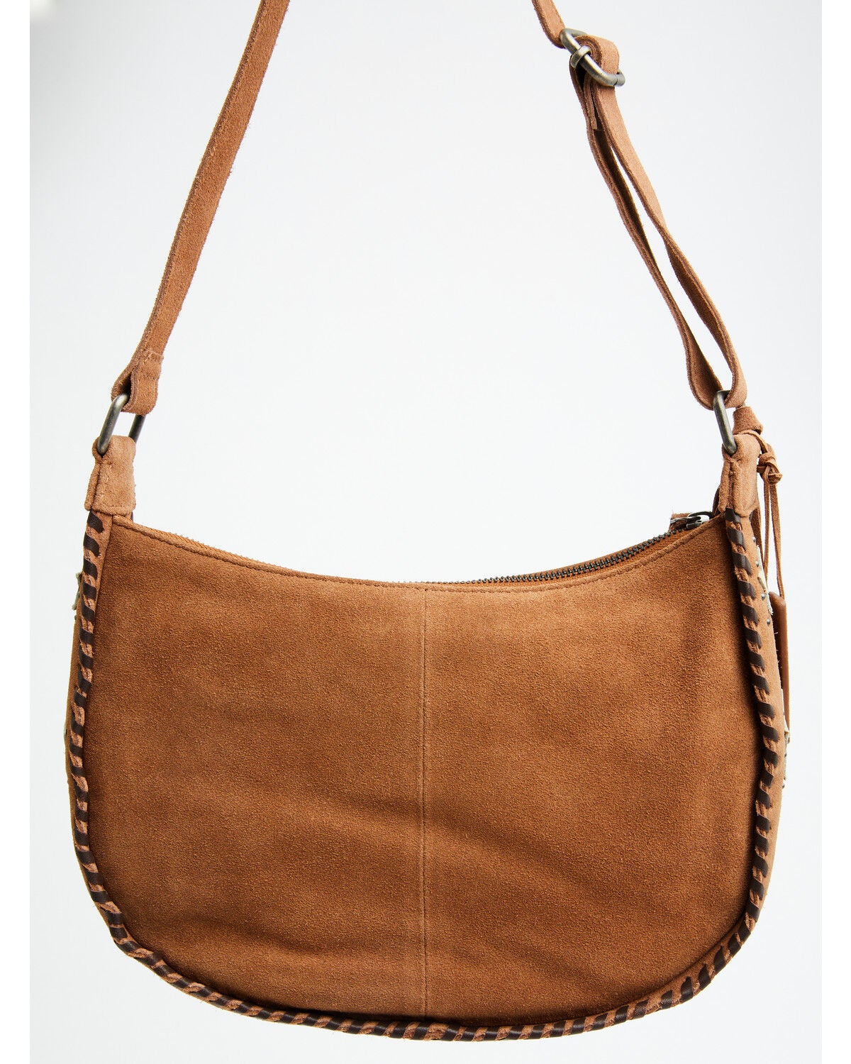 Image #2 - Idyllwind Women's Sabre Star Suede Shoulder Bag, Brown, hi-res