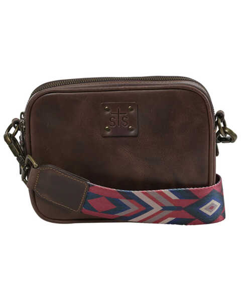 STS Ranchwear By Carroll Women's Basic Bliss Lucy Crossbody, Chocolate, hi-res