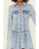 Image #3 - Free People Women's Roadhouse Mini Dress, Light Wash, hi-res