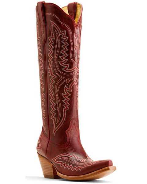 Image #1 - Ariat Women's Casanova Tall Western Boots - Snip Toe , Red, hi-res