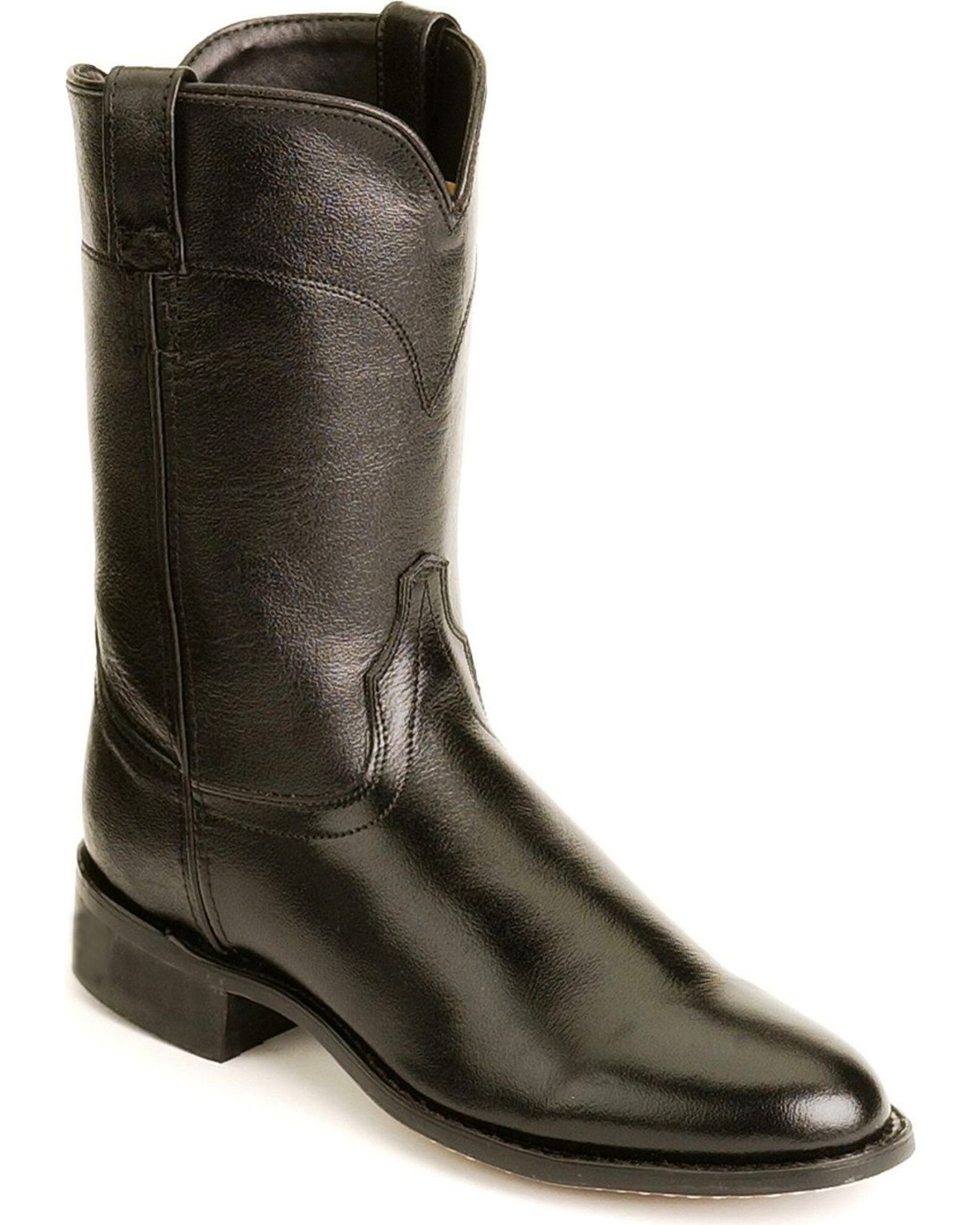 Old West Men s Roper Western Boots Round Toe Sheplers