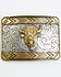 Image #1 - Cody James Buffalo Head Belt Buckle, Silver, hi-res