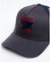 Image #2 - Hawx Men's Dark Gray Eagle Logo Graphic Mesh-Back Ball Cap , Dark Grey, hi-res