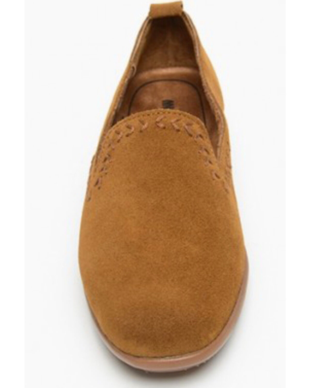 Image #3 - Minnetonka Women's Shay Suede Slip-On Shoes - Round Toe, Brown, hi-res
