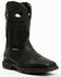 Image #1 - Double H Men's Shadow Waterproof Roper Boots - Broad Square Toe, Black, hi-res
