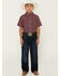 Image #1 - Ariat Boys' B4 Dark Wash Relaxed Bootcut Stretch Denim Jeans, Dark Wash, hi-res