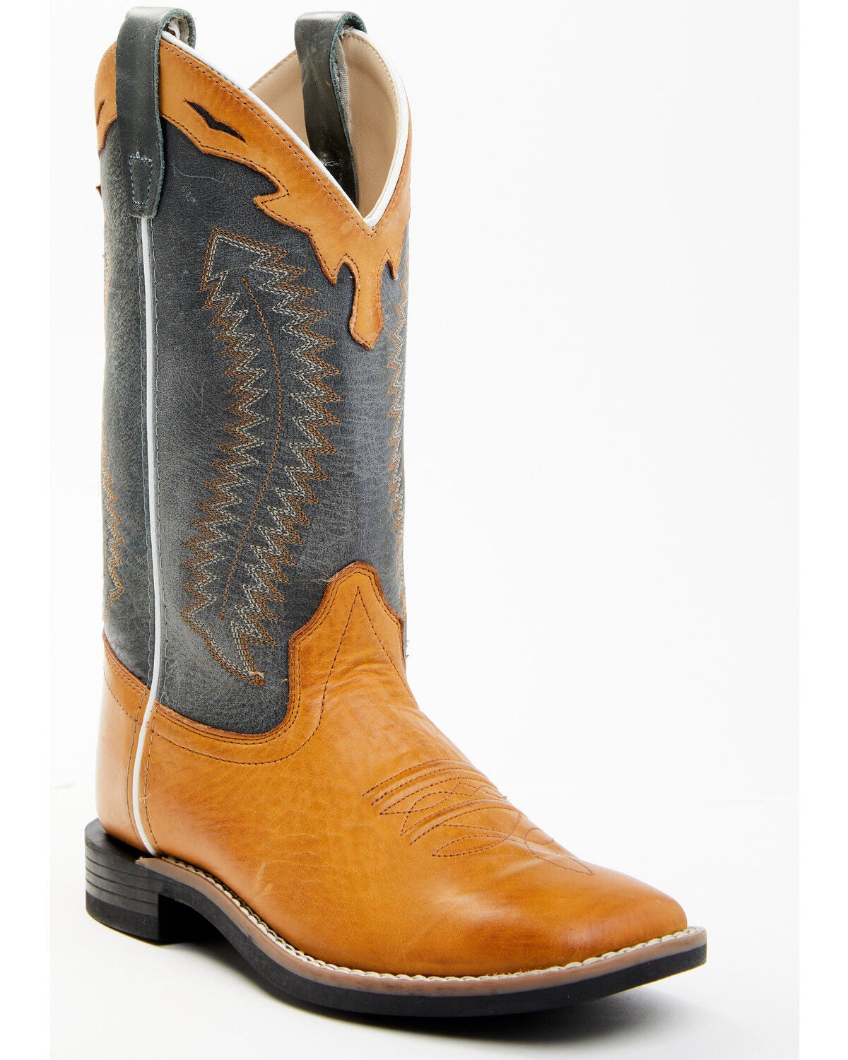 Cody James Boys' Barnwood Western Boots - Square Toe, Brown, hi-res