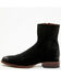 Moonshine Spirit Men's Pancho Roughout Ankle Boots - Round Toe, Black, hi-res