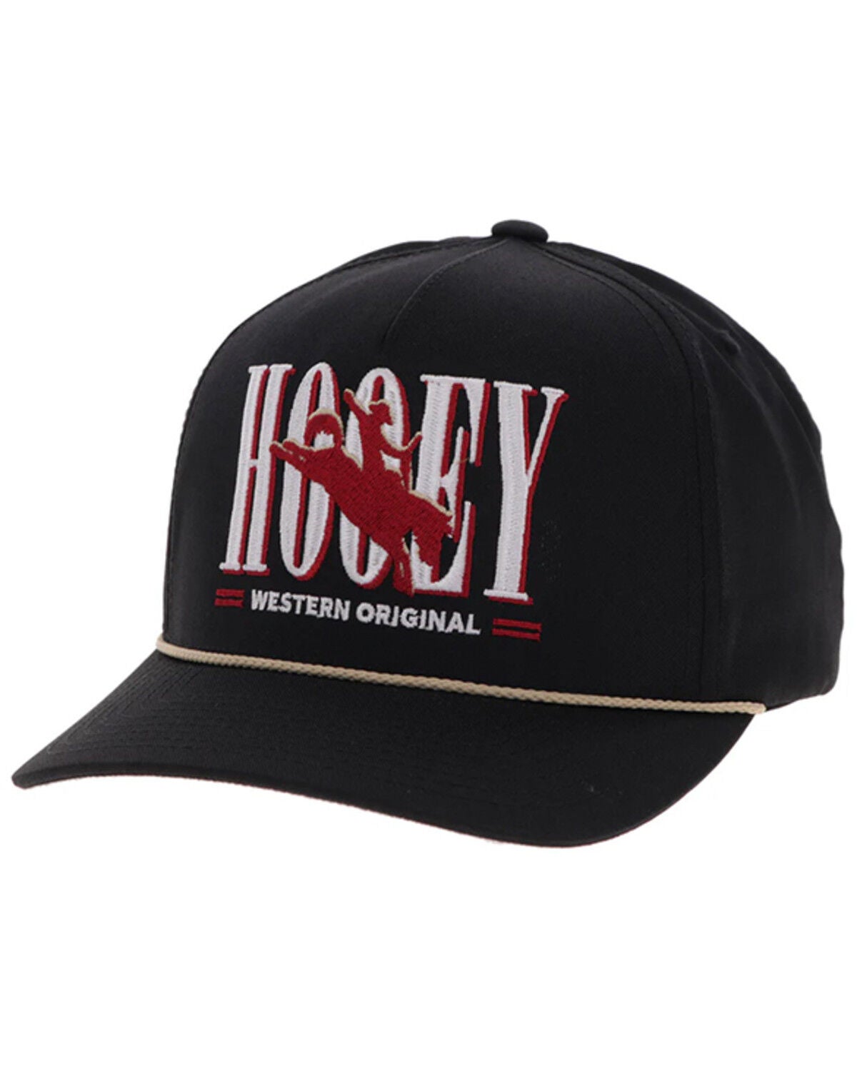 Hooey Men's Wild Ride Trucker Cap, Black, hi-res
