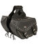Image #3 - Milwaukee Leather Large Zip-Off Studded Throw Over Saddle Bag, Black, hi-res