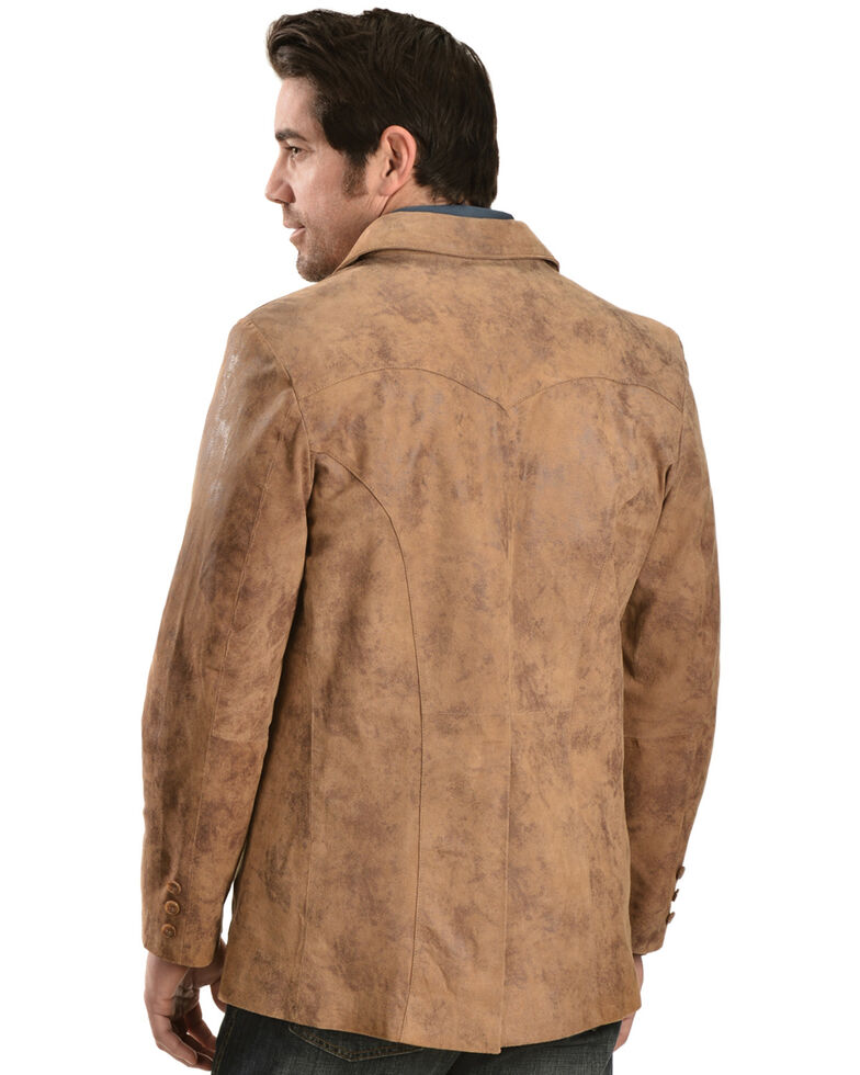 Men S Western Leather Blazer Sheplers