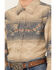 Image #3 - Cody James Boys' Arrow Bear Long Sleeve Snap Flannel, Tan, hi-res