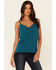Idyllwind Women's Little Lace Cami , Blue, hi-res