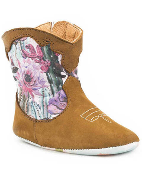 Tin Haul Infant Girls' Cactilicious Boots, Tan, hi-res