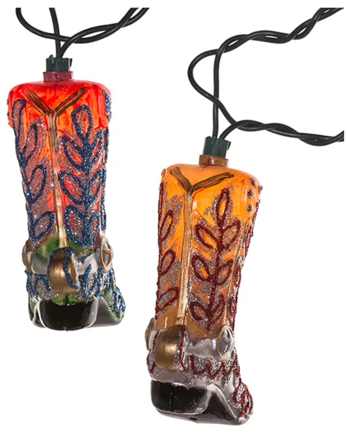 Image #5 - Kurt Adler Cowboy Boot String Light Set, Multi, hi-res