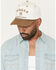 Image #1 - Seager Men's Branded Ball Cap, Cream/brown, hi-res