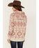 Image #4 - Ariat Women's Boot Barn Exclusive Southwestern Print Logo Graphic Hoodie, Tan, hi-res