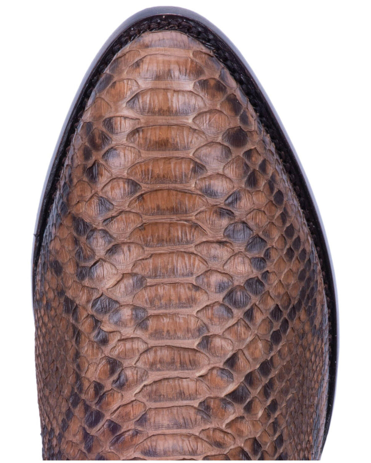 Image #6 - Dan Post Men's Manning Exotic Python Western Boots - Round Toe, Bay Apache, hi-res