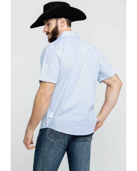 Image #2 - Cody James Men's Arrow Dot Geo Print Short Sleeve Western Shirt , , hi-res