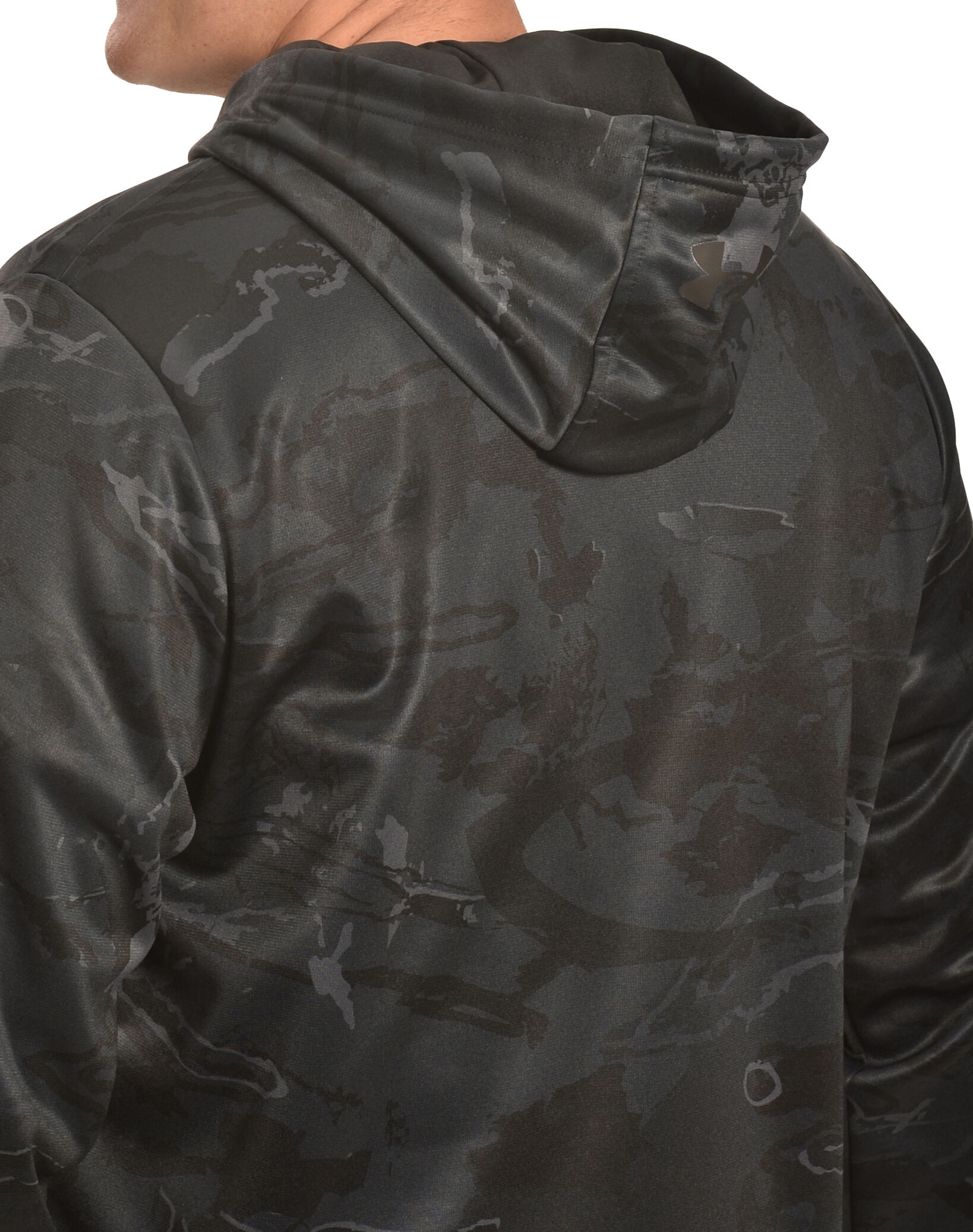 black camo under armour hoodie