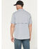 Image #4 - Ariat Men's Rebar Made Tough VentTEK Short Sleeve Button-Down Stretch Work Shirt, Blue, hi-res