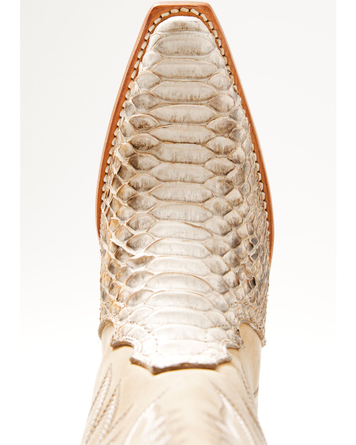 Image #6 - Shyanne Women's Exotic Python Tall Western Boots - Snip Toe, Tan, hi-res