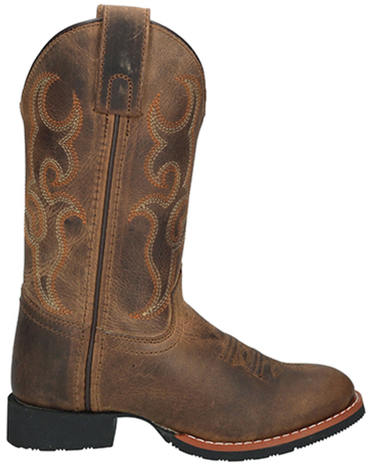 Image #2 - Smoky Mountain Little Boys' Showdown Western Boots - Round Toe, Brown, hi-res