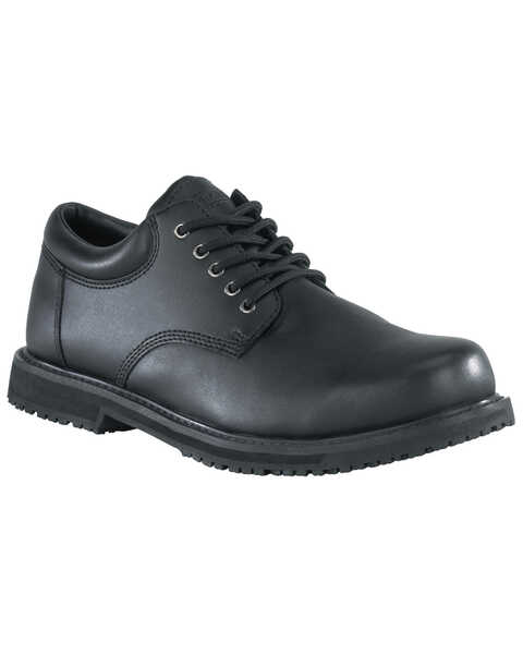 Grabbers Men's Friction Work Shoes, Black, hi-res