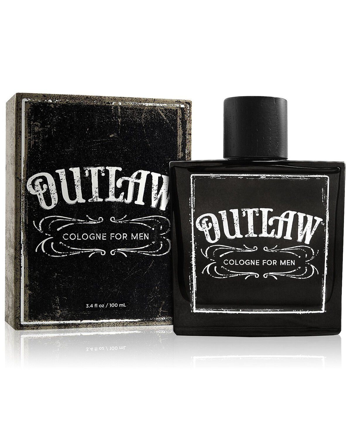 Image #1 - Rockin Rodeo Men's Outlaw Cologne Spray - 3.4 oz, Black, hi-res
