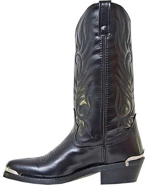 Image #8 - Laredo Men's McComb Western Boots - Medium Toe, Black, hi-res