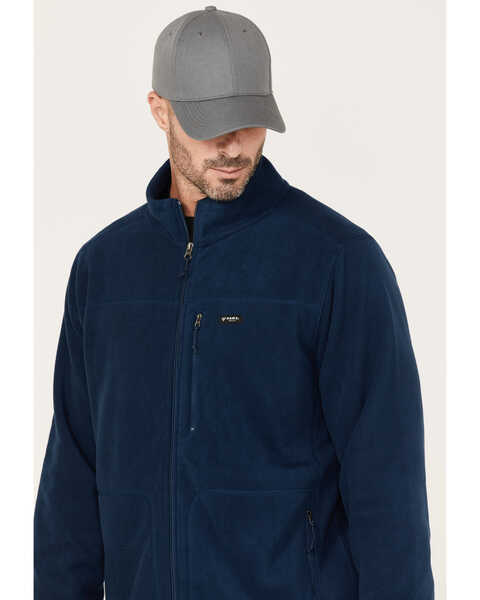 Image #2 - Hawx Men's Micro Fleece Water-repellent Jacket, Blue, hi-res