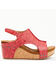Image #2 - Very G Women's Isabella Sandals , Red, hi-res
