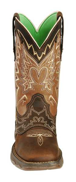 Image #4 - Durango Women's Let Love Fly Rebel Western Performance Boots - Broad Square Toe, Distressed, hi-res
