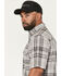 Image #2 - Carhartt Men's Fort Loose Fit Short Sleeve Button-Down Work Shirt, Grey, hi-res