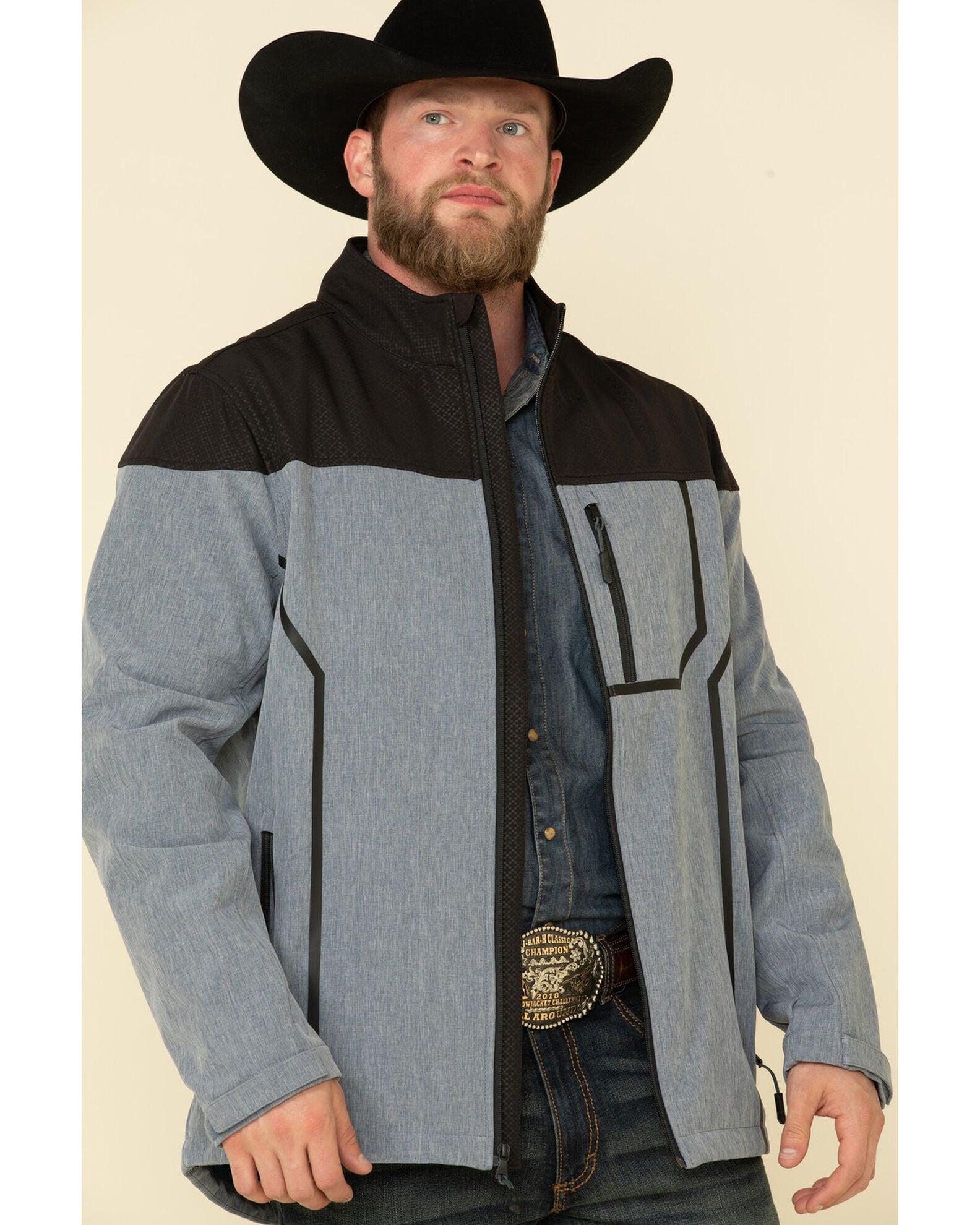 Product Name: Cody James Core Men's Cascade Colorblock Zip-Front ...