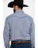 Image #2 - Cowboy Hardware Men's Dobby Print Long Sleeve Western Shirt, Navy, hi-res