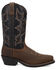 Image #2 - Laredo Men's Iron Ridge Performance Western Boots - Square Toe, Brown, hi-res